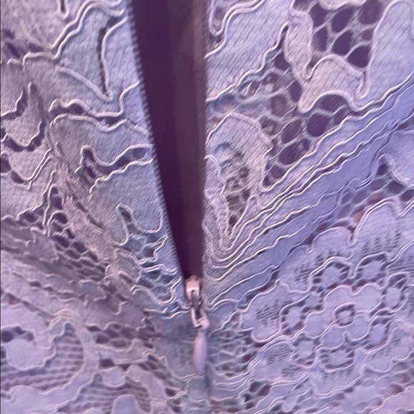 Sandro lavender Sheath Dress Sleeveless Mock Neck - Picture 7 of 15